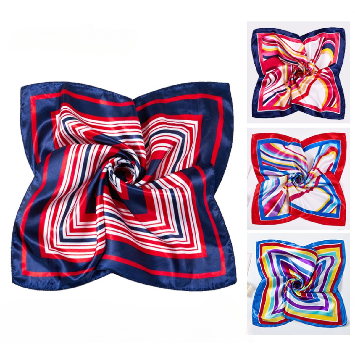 Scarf Silk Square - 50*50cm Platz Silk Schals Schal frauen