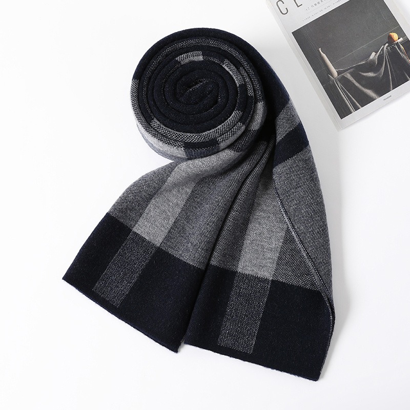 Muffler Men Wool - Luxus Schal Mann Winter Warme Wolle