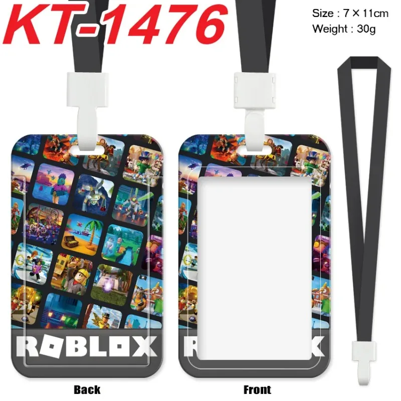 Lanyard Badge Holder - Roblox Kartenhalter Kawaii Kartenhüllen Schlüsselband Studenten-Campus-Kartenhalter