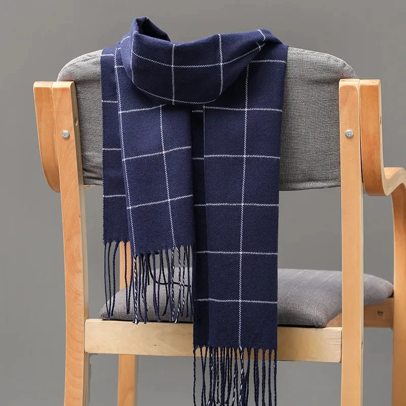 Muffler Men Wool - 2024 neue Winter Männer Schal Warm