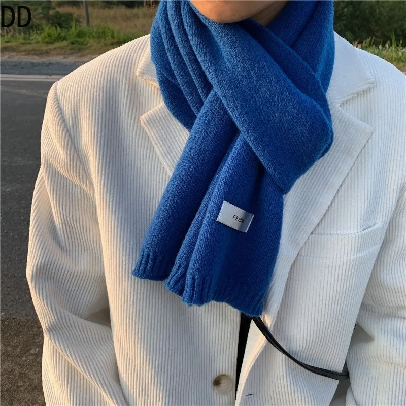 Einfache Chic Solide Weiche Sc – Muffler Men Wool Bewertung und Preis