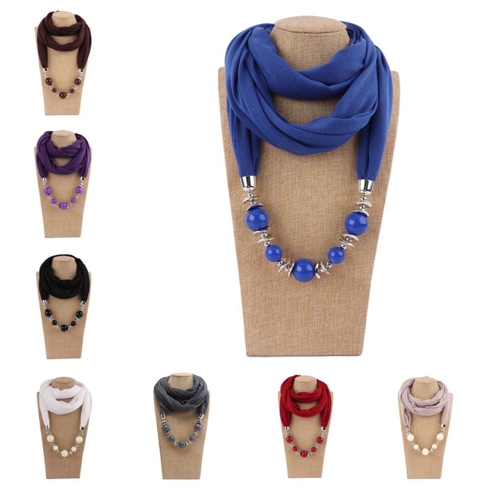Neuer Chiffon-Schal mit Perlen – Infinity Scarf Knit Bewertung und Preis