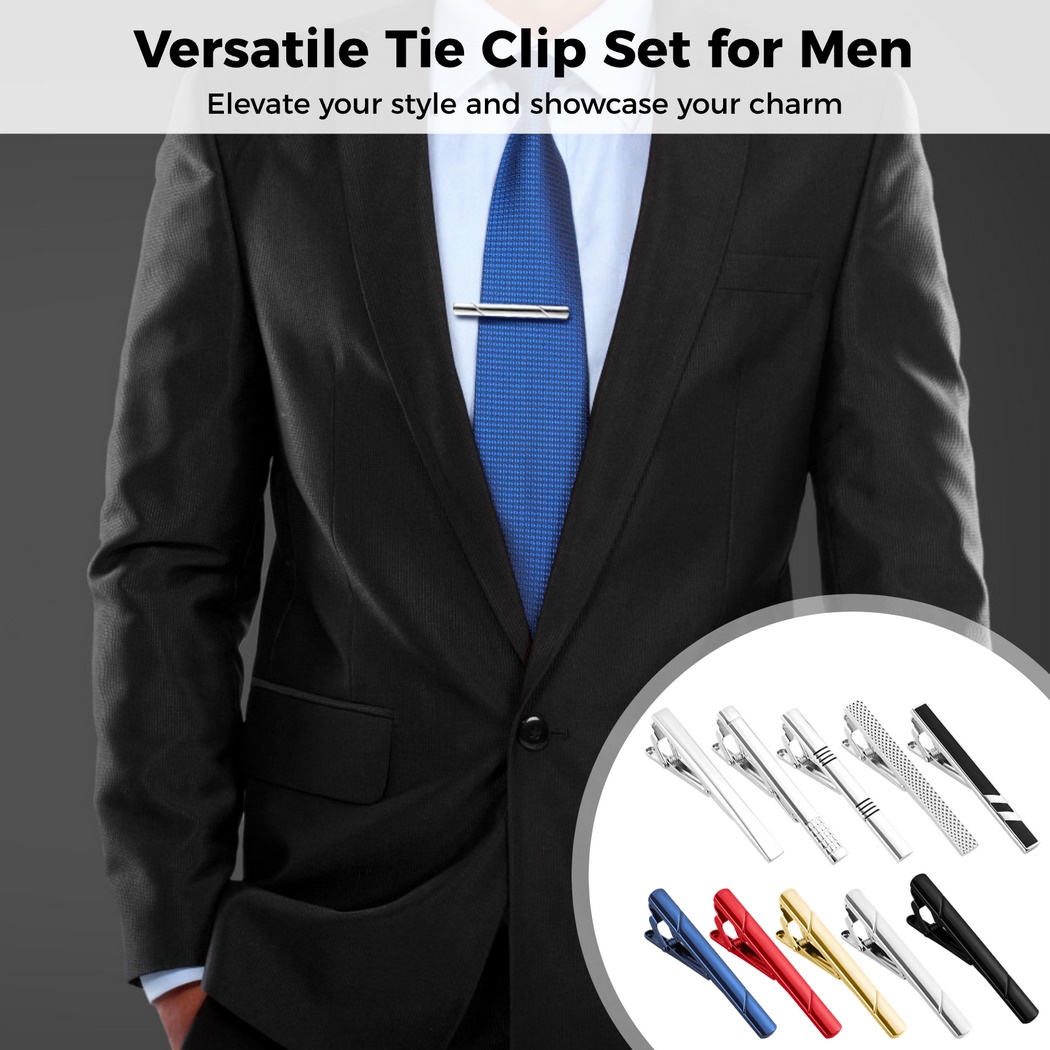 10-teiliges Krawattenklammer-S – Tie Bar Set Gift Bewertung und Preis