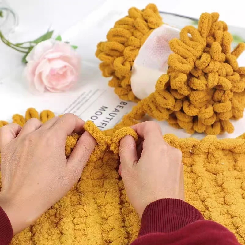 100 g/Knäuel Fingerschlaufen-G – Woven Scarf Blanket Bewertung und Preis