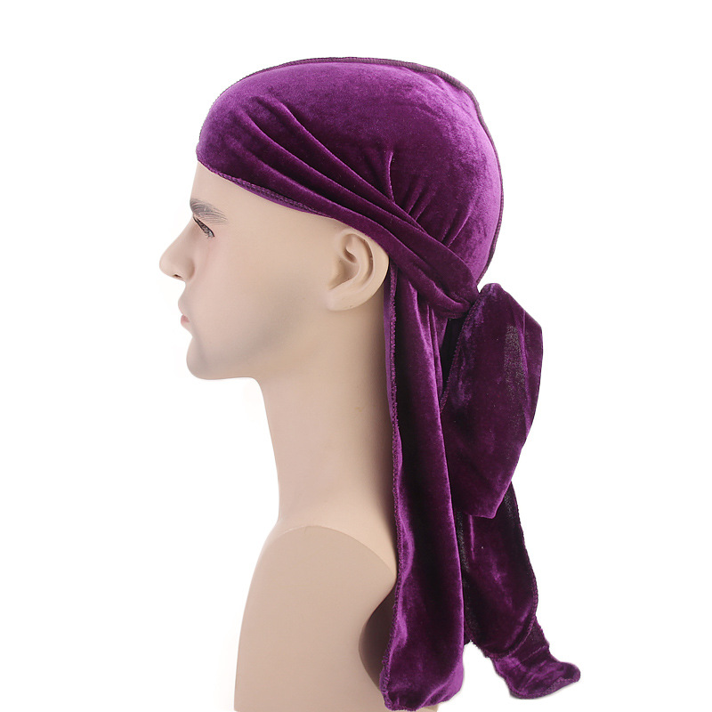 Neue Luxus männer Samt Durags  – Bandana Doo Rag Bewertung und Preis