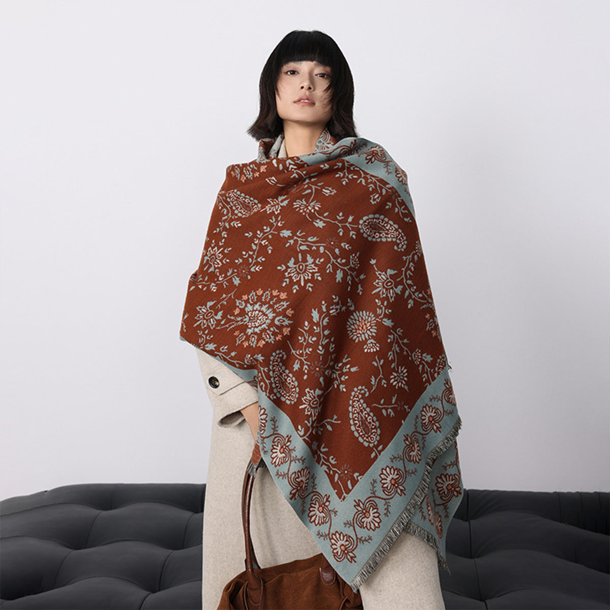 Luxus Winter Imitation Kaschmi – Woven Scarf Blanket Bewertung und Preis