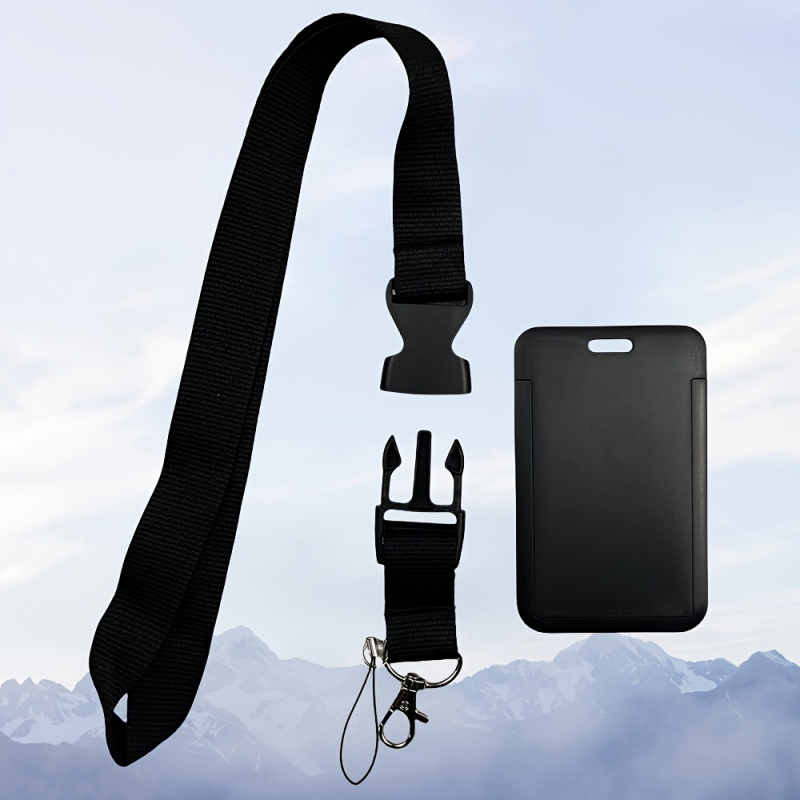Schwarzes Halsband-Ausweishalt – Lanyard Badge Holder Bewertung und Preis