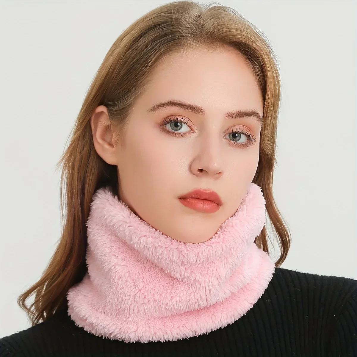Winddichter Plüsch-Unendlichke – Infinity Scarf Knit Bewertung und Preis
