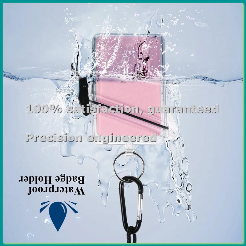 5er-Pack Wasserdichte ID-Auswe – Lanyard Badge Holder Bewertung und Preis
