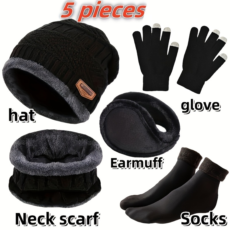 Herren-Wintermütze, Outdoor-Wi – Muffler Men Wool Bewertung und Preis