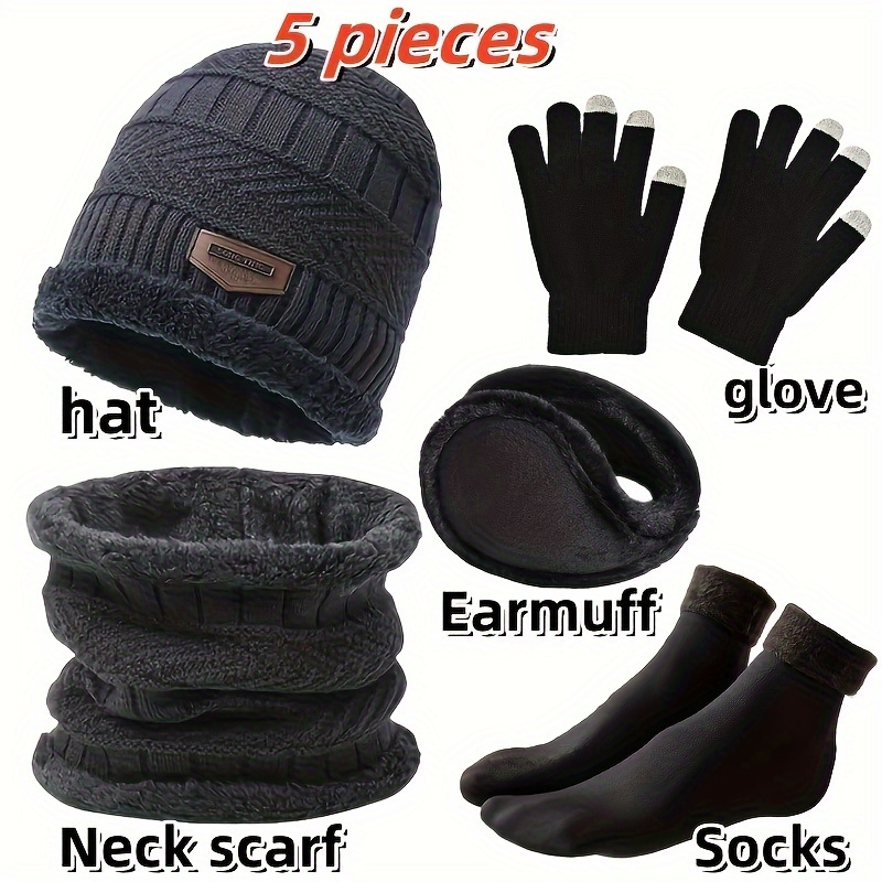 Herren-Wintermütze, Outdoor-Wi – Muffler Men Wool Bewertung und Preis