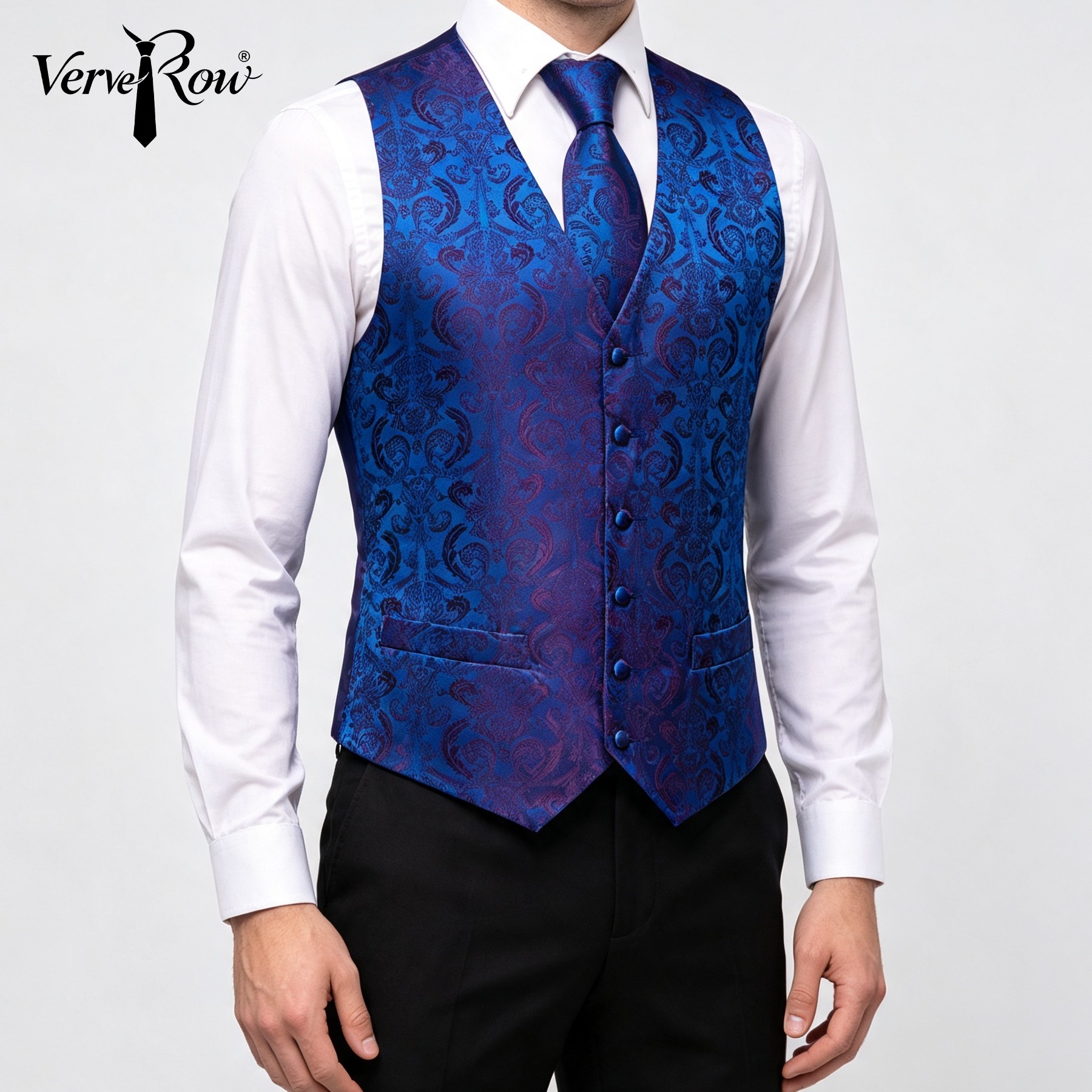 Weste, Krawatte, Einstecktuch, – Pocket Square Set Bewertung und Preis