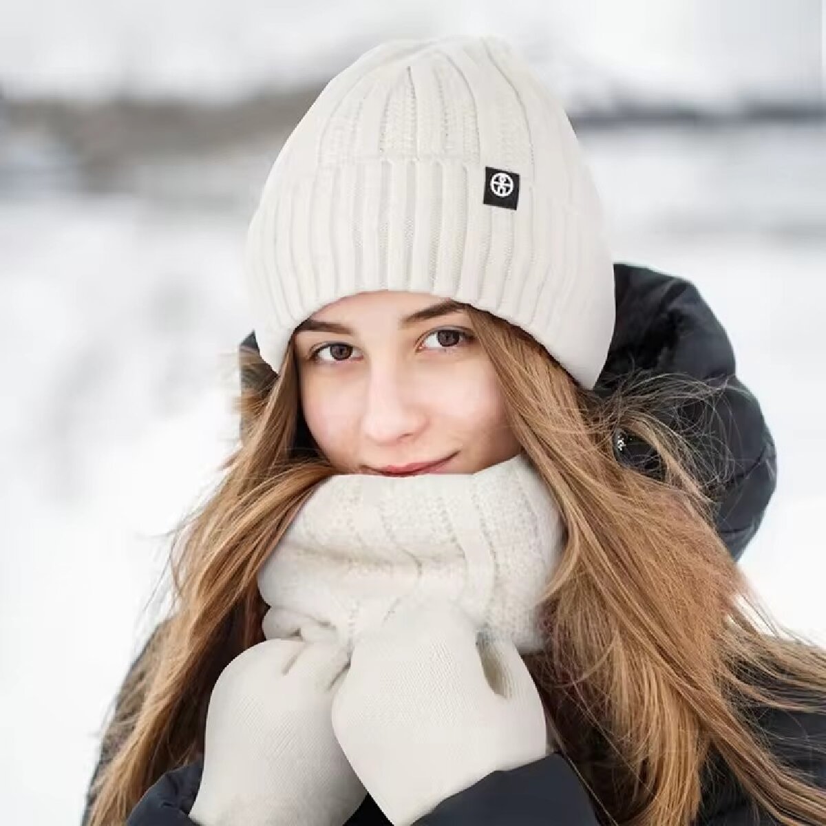3 stücke Winter Beanie Hut Han – Muffler Men Wool Bewertung und Preis