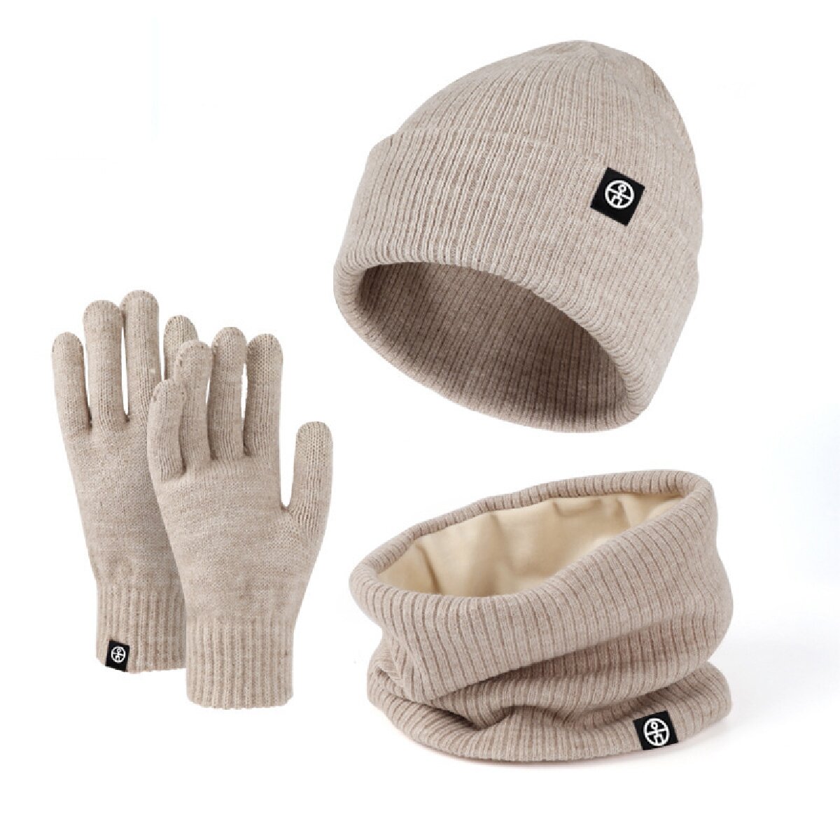 3 stücke Winter Beanie Hut Han – Muffler Men Wool Bewertung und Preis