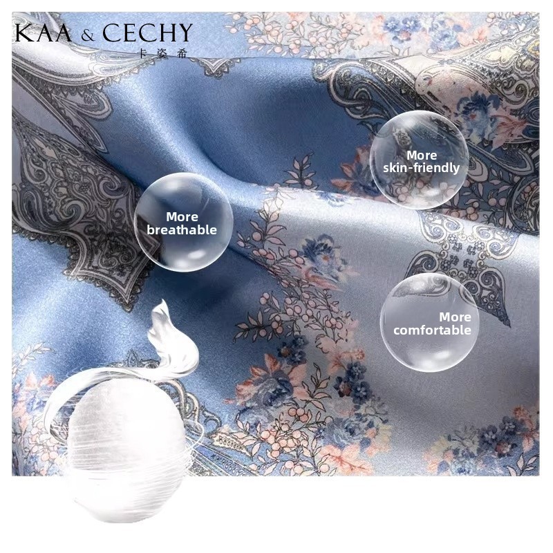 Quadratischer Schal aus 100 %  – Scarf Silk Square Bewertung und Preis